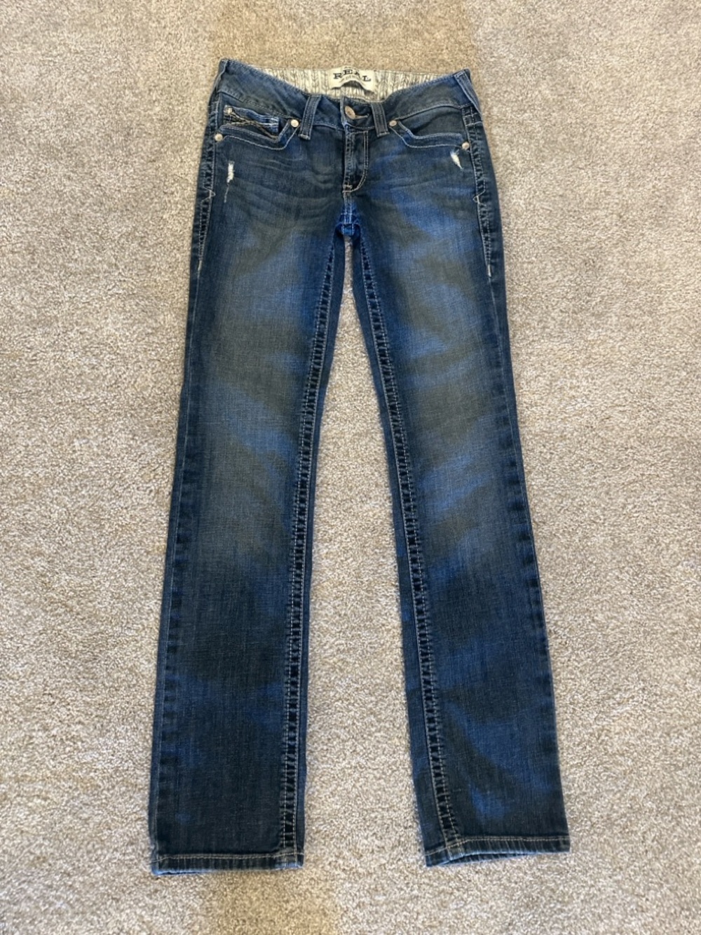 Ariat Women's Dark Blue Straight Leg Jeans